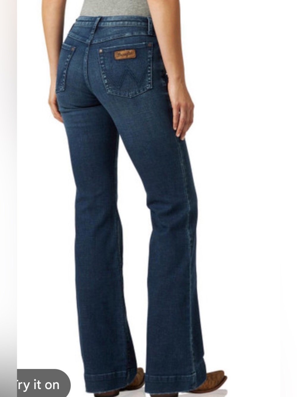Women’s Wrangler Retro Mae Wide Leg Sofia Trouser Jeans